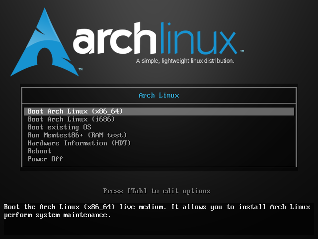 Установка Arch Linux